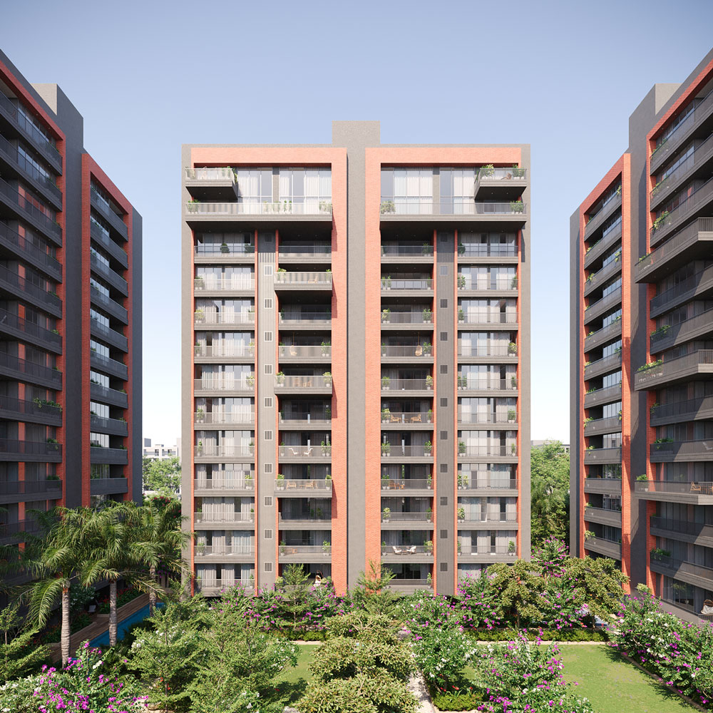 Triyom Casa - Luxurious 3 & 4 BHK Apartments and 5 BHK Premium Penthouses in Abhva, Vesu