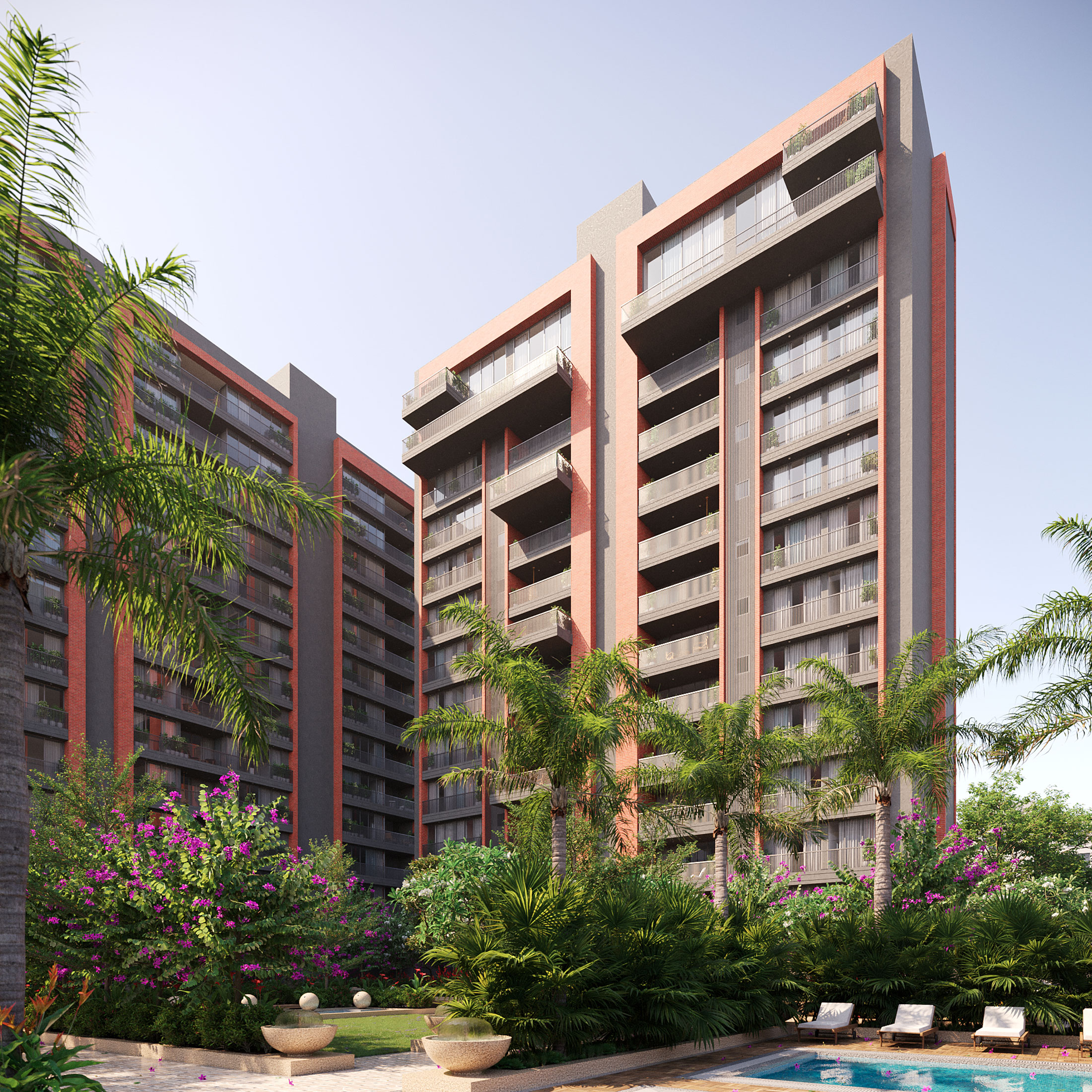 Triyom Casa - Luxurious 3 & 4 BHK Apartments and 5 BHK Premium Penthouses in Abhva, Vesu