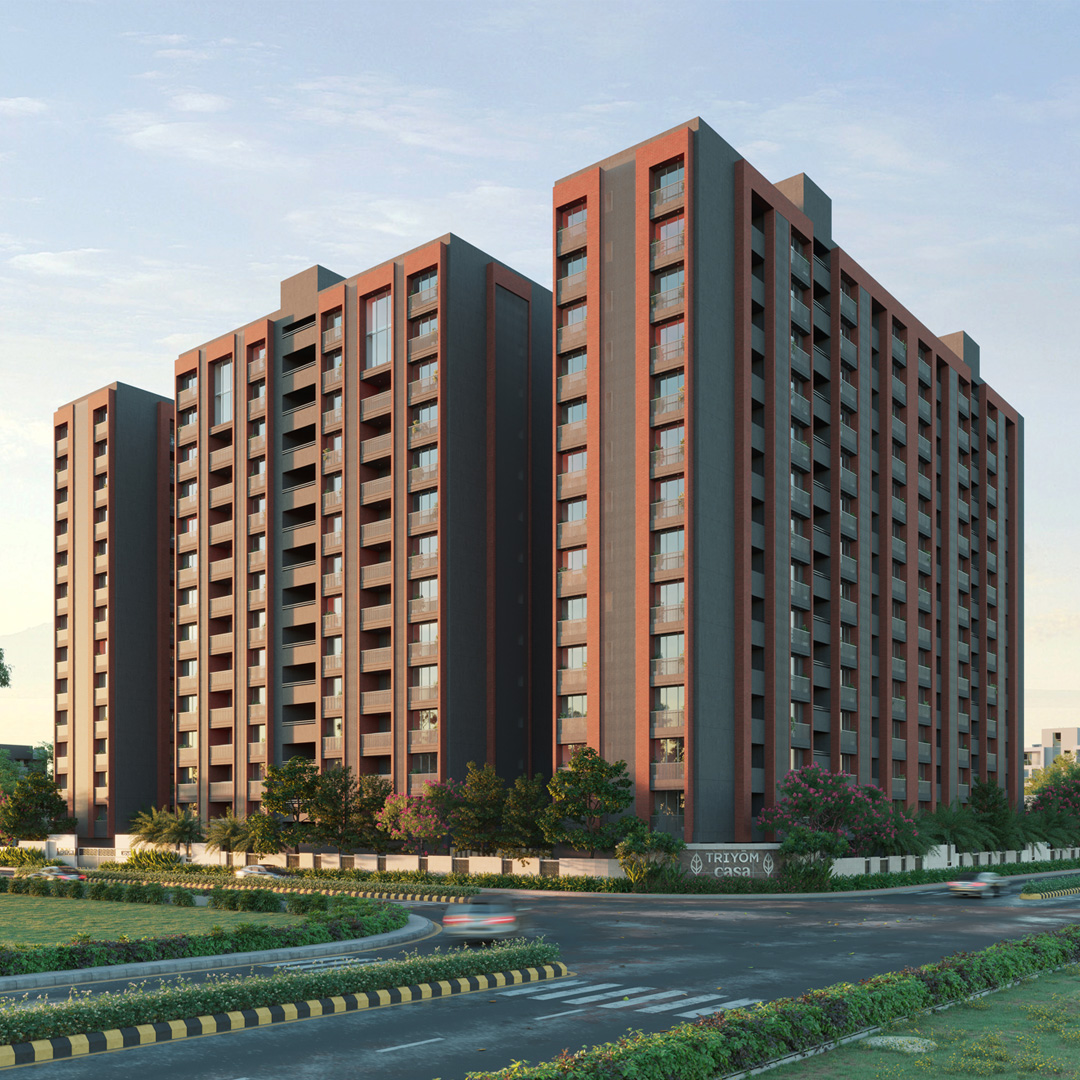 Triyom Casa - Luxurious 3 & 4 BHK Apartments and 5 BHK Premium Penthouses in Abhva, Vesu